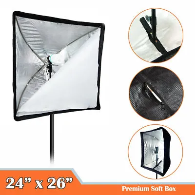 2PCs 60 X 66cm Speedlite/Studio Flash Umbrella Softbox For Product Photography • $36.17
