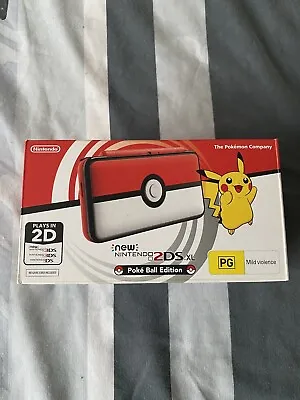 Nintendo 2DS XL Poke Ball Edition Red/White Console Brand New PAL • $1500