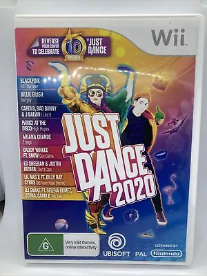 $68.50 • Buy Just Dance 2020 | Nintendo Wii | Complete & GC | Free Postage 🇦🇺🇦🇺