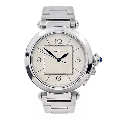 Cartier Pasha De Cartier 42mm 2730 Stainless Steel Automatic Mens Unisex Watch • $3995