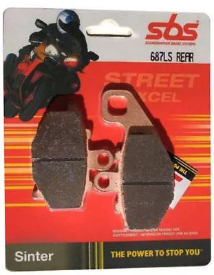 SBS 687 LS SINTER KAWASAKI KLE Versys 650 ABS 2011 REAR BRAKE PADS • £31.03