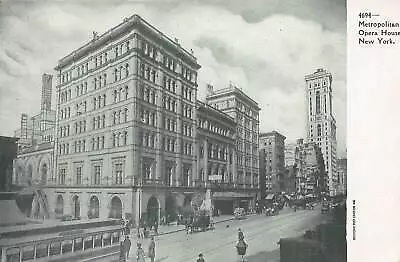 Metropolitan Opera House New York City Early Postcard Unused • $12