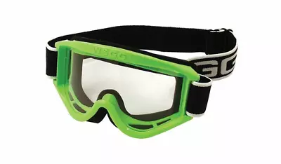 Open Box Bike-It Moto-X WSGG Motorcycle Goggle Green • $21.25