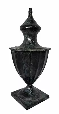 Vintage Cast Metal 9 Inch Urn With Removable Lid • $14.99