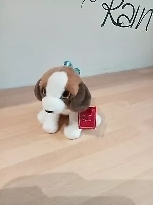 Russ Yomiko Classics St Bernard Dog Puppy Soft Plush Toy Bag Clip 4” • £5.99