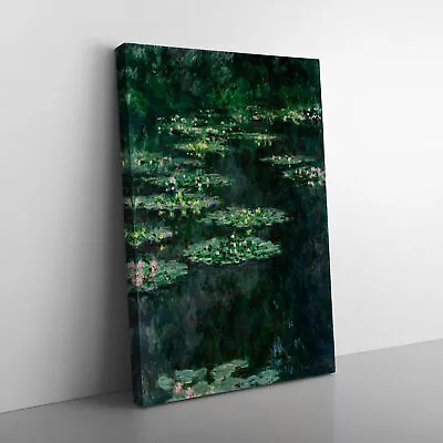 Water Lilies Lily Pond Vol.29 By Claude Monet Canvas Wall Art Print Framed Decor • £29.95