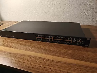 Ubiquiti Networks EdgeSwitch (ES-24-LITE) 24 Port With 1 SFP Rackmount Switch • $32