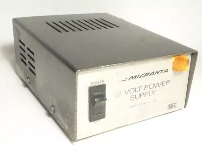 Vintage MICRONTA 22-127C VOLT POWER SUPPLY - Tested & Working - 13.8 VDC @ 1.75A • $25