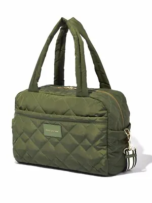 Marc Jacobs Quilted Nylon Medium Weekender Travel Bag Dark Green New ML2306591 • $119.94