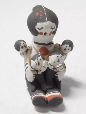 Vintage Fine Acoma Indian Miniature Pottery Storyteller Figure Melissa Lowden • $28.88