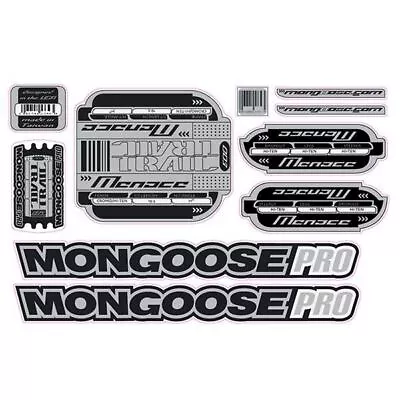 Mongoose - 2003 Menace - Decal Set - Old School Bmx • $88