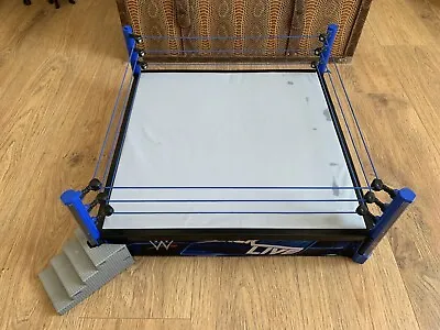 £49.99 • Buy WWE Huge Smackdown Elite Scale Light Up Wrestling Ring With Steps WWF *Used RD*