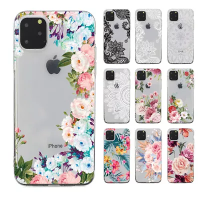 Clear Soft Silicone Flower Phone Back Case Cover For Samsung J3 J5 J7 J4 J6 Plus • $7.69