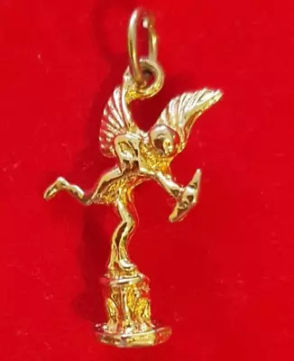 NEW 9ct Yellow Gold Solid Angel Statue Pendant 3D 375 Charm 9KT 9K • £118.37