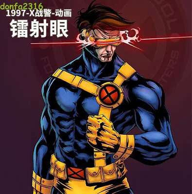 X-Men Cyclops Halloween Jumpsuit Suit Cosplay Superhero Costumes Outfits Party • $70.88