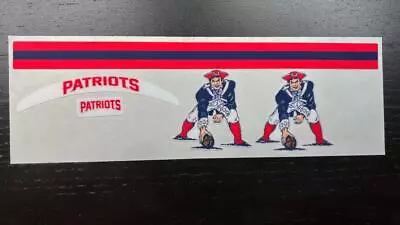 New England Patriots  Patriot Pat  Mini Football Helmet Decal Set • $25