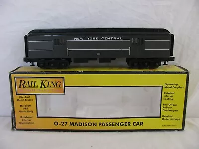 MTH Railking O/O-27 New York Central Madison Baggage Passenger Car #30-6256B VG • $39.99