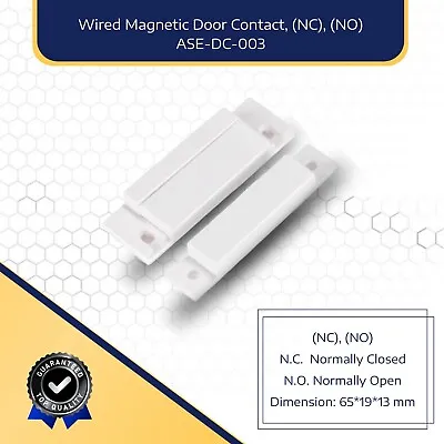 NC NO 5 Pcs Wired Magnetic Contact Switch Door Window Contact Sensor Alarm • $14.99