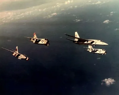 U.S. Navy Aircraft Attack Carrier Air Wing 9 Flight 8x10 Vietnam War Photo 333 • $7.43