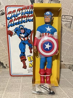 Captain America Fly-Away Mego 1970 12 Figure Vintage New With Box Rare • $796.98