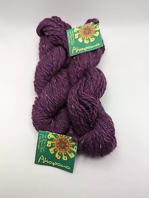 2 Skeins Mirasol Peru Akapana Yarn Color 1302/purple  • $14