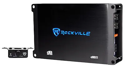 Rockville DB11 1400 Watt Peak/350w RMS Mono 2-Ohm Amplifier Car Amp • $67.21