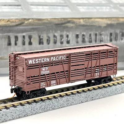 Micro-Trains 03500211 Western Pacific 40 Ft Despatch Stock Car WP 75894 N Scale • $21.99