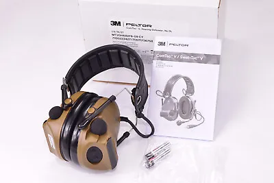 3M Peltor ComTac V Hearing Defender Headset ( No Downlead ) MT20H682FB-09 CY • $409.97