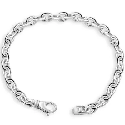 Men's 14k Gold (20gram) Or Platinum (37gram) 5.5mm Link Bracelet 8.5  • $1598.20