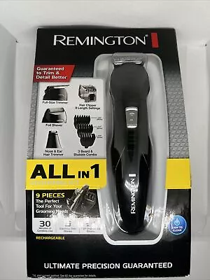 REMINGTON ALL-IN-1 Grooming Kit Nose Ear Hair Beard Rechargeable Trimmer Shaver • $38.95