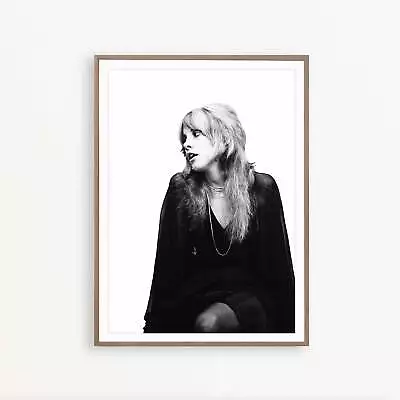 $62.55 • Buy Stevie Nicks Music Star Black&White Wall Art Poster Print. Great Vanity Decor