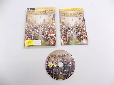 Mint Disc PC Sid Meier's Civilisation IV Warlords Free Postage • $7.92