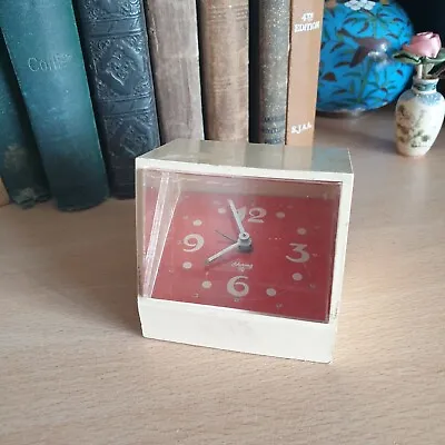 Vintage Mid Century Miniature Novelty Trick Illusion Clock By Schering C1970s • £5
