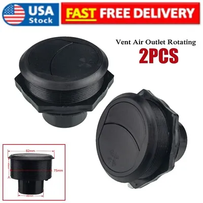 2Pack Vent Air Outlet Rotating Round Ceiling For Car RV Bus A/C Air Outlet US • $20.99