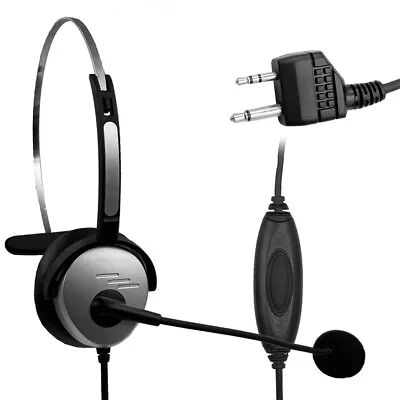 Two Way Radio Headsets W/Boom Mic For MIDLAND GMRS FRS GXT LXT GXT1000VP4 • $11.62