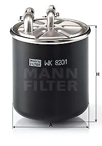 Fuel Filter Fits MERCEDES ML320 W164 3.0D 05 To 09 OM642.940 Mann 6460920001 New • $27.53