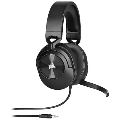 Corsair HS55 STEREO Wired Gaming Headset Carbon Black - New • £30