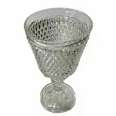 LARGE Glass Goblet - 10 1/2 Tall  • $15.97