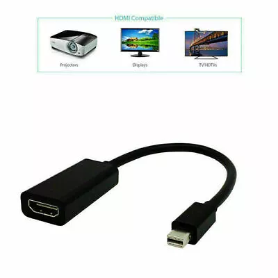 NEW Mini Display Port/DP Male To VGA/HDMI/DVI Adapter Surface 2 3 Pro PC Laptop • $4.94