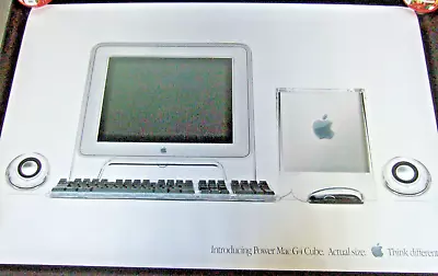 2000  Introducing Power Mac G4 Cube Poster   Actual Size. Think Different. • $80