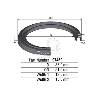 97469 Oil Seal For MAZDA RX-7 FC GEN2 FD (Grey-Imp) GEN3 - TRANSMISSION/GEARBOX  • $69.56