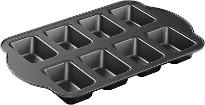 1 Pack Non-Stick Mini Loaf Pan Carbon Steel Baking Bread Pan 8-Cavity • $16.57