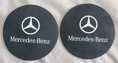 Mercedes (2 Pc) Car Cup Holder Mat Moisure Wick  Coasters Black 2.75  • $4.99