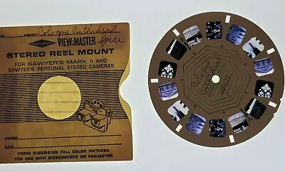 Personal Reel Mounts View-master 1 Reel Cologne Cathedral Spire Germany • $17.99