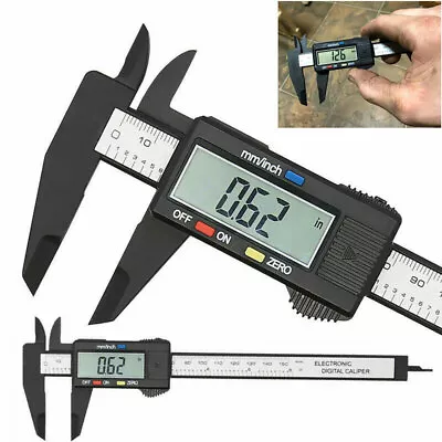 6  Micrometer Digital Measuring Tool Caliper Vernier Gauge Metric 150mm 6-inch • $9.45