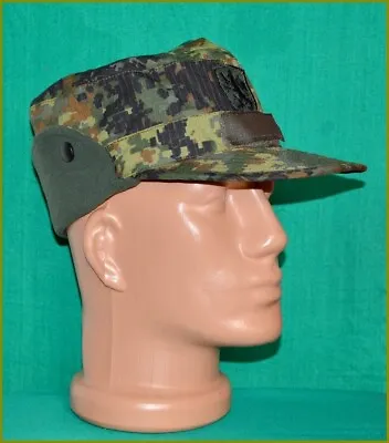 $32.99 • Buy Bulgarian Army Digital Pixel Camouflage Winter Cap XL Sz.