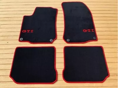 For VW Golf R32 Mk4 2-4 Door Hatchback Floor Mats Carpet Black/red 4pcs 99-05 • $130.50