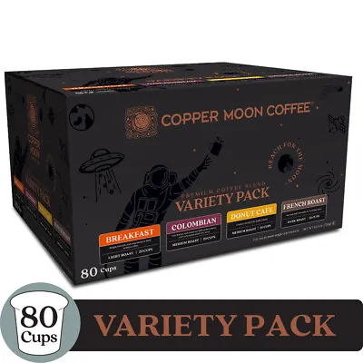 Copper Moon Single Serve Coffee Pods For K-Cup Brewers Variety Pack 80 Count • $29.99