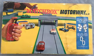 VINTAGE 1960's MATCHBOX MOTORWAY No. 12 W/MANUAL LESNEY LTD ENGLAND WEST GERMANY • $38