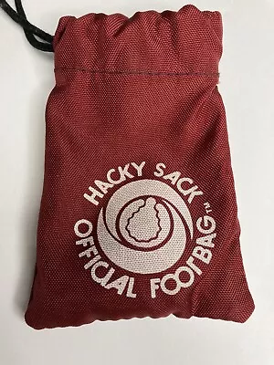 Hacky Sack RARE Vintage Official Footbag Bag Carry Holder 1980 RARE Pre Wham-O • $125